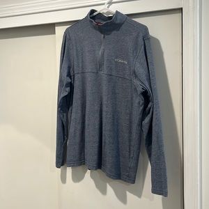 Columbia heather blue lightweight pullover